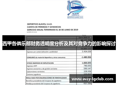 西甲各俱乐部财务透明度分析及其对竞争力的影响探讨